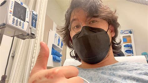 markiplier blood in eyes|Markiplier updates fans after surprising hospital selfie